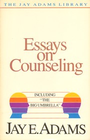 Cover of: Essays on counseling