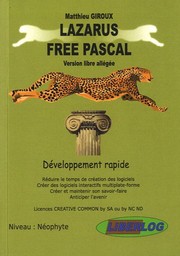 Cover of: Lazarus Free Pascal: Développement rapide