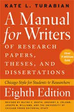 Cover of: A manual for writers of term papers, theses, and dissertations by 