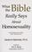 Cover of: What the Bible really says about homosexuality