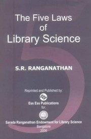 The Five Laws of Library Science by S. R. Ranganathan