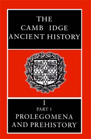 Cover of: Cambridge Ancient History Volume 1 [electronic resource]: Prolegomena and Prehistory