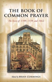 Cover of: The book of common prayer: the texts of 1549, 1559, and 1662