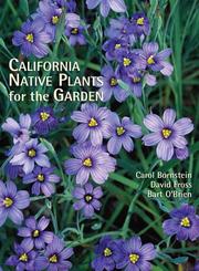 Cover of: California Native Plants for the Garden