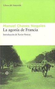 Cover of: La agonía de Francia