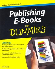 Cover of: Publishing E-Books for Dummies by 