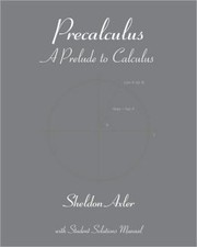 Precalculus by Sheldon Jay Axler