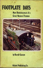 Footplate days by Harold Gasson