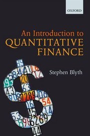 Cover of: AN INTRODUCTION TO QUANTITATIVE FINANCE