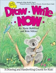 Cover of: Draw, write, now by Marie Hablitzel
