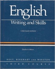 Cover of: English Writing and Skills by Winterowd, W. Ross Winterowd