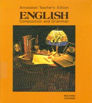 Cover of: English Composition and Grammar Second Course Annotated Teacher's Edition