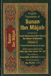 Cover of: Sunan Ibn Majah, Volume 1