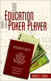 Cover of: The Education of a Poker Player: including where and how one learns to win.