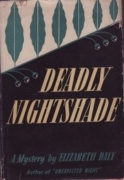 Deadly Nightshade by Elizabeth Daly
