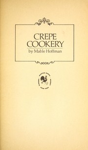 Cover of: Crepe Cookery