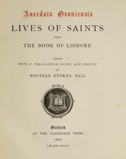 Cover of: Lives of saints, from the Book of Lismore