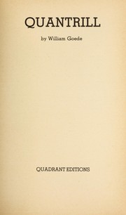 Quantrill by William Goede