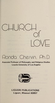 Cover of: Church of love.