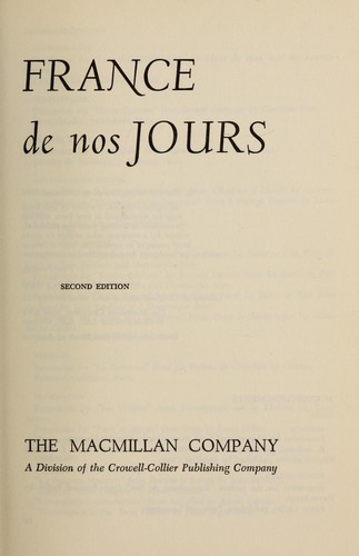 France de nos jours