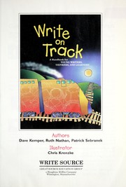 Cover of: Write on track : a handbook for young writers, thinkers, and learners