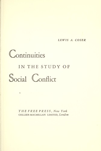 Continuities in the study of social conflict