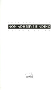 Cover of: Non-adhesive binding by Keith A. Smith