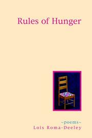 Cover of: Rules of hunger: poems