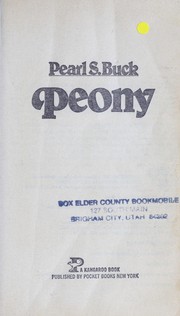 Cover of: Peony