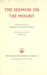 Cover of: The sermon on the mount