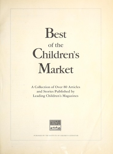Best of the Children's Market by Pamela Glass Kelly