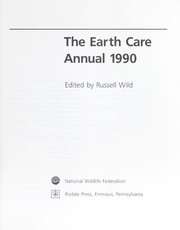 Cover of: Earth Care Annual 1990