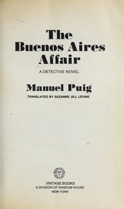 Cover of: The Buenos Aires affair: a detective novel