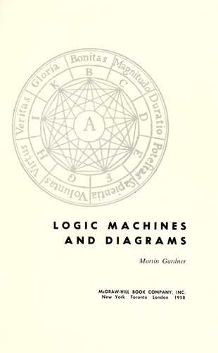 Logic machines and diagrams.