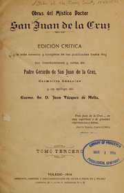 Cover of: Obras del mi stico doctor San Juan de la Cruz