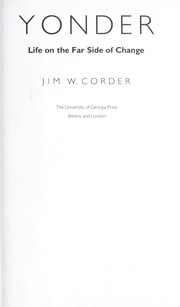 Yonder by Jim W. Corder
