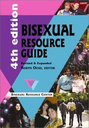 Cover of: Bisexual Resource Guide by Robyn Ochs