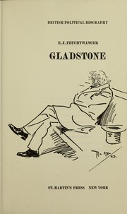 Gladstone by E. J. Feuchtwanger