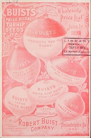 Cover of: Wholesale price list: June 1st 1899