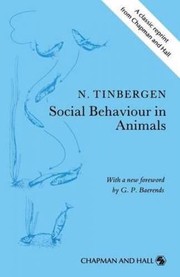 Cover of: Social behaviour in animals: With Special Reference to Vertebrates
