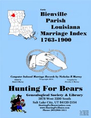 Cover of: Early Bienville Parish Louisiana Marriage Records 1849-1900: Computer Indexed Louisiana Marriage Records by Nicholas Russell Murray
