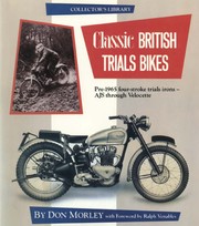 Cover of: Classic British Trials Bikes: Pre 65 Classic Trials Irons AJS to Velocette