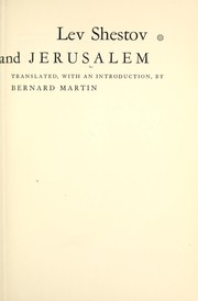 Cover of: Athens and Jerusalem
