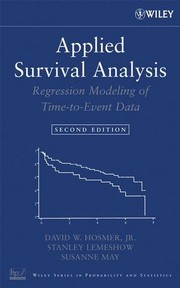 Cover of: Applied survival analysis: regression modeling of time-to-event data