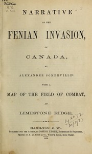 Cover of: Narrative of the Fenian invasion of Canada