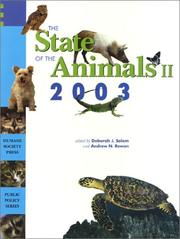 Cover of: The State of the Animals II: 2003