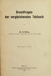 Cover of: Grundfragen der vergleichenden tektonik