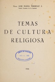 Cover of: Temas de cultura religiosa