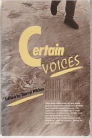 Cover of: Certain Voices by edited by Darryl Pilcher.