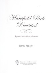 Cover of: Mansfield Park revisited by Joan Aiken